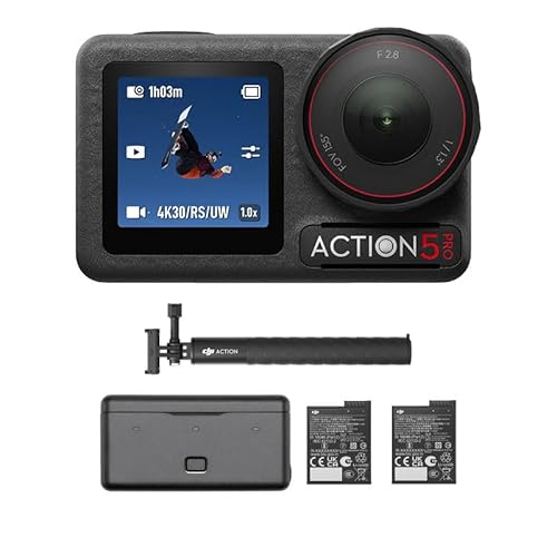 undefined DJI Osmo Action 5 Pro アドベンチャーコンボ アクションカメラ4K 1/1.3インチセンサー付き 12時間の長時間駆動バッテリー(3個) 手ブレ補正 デュアルOLEDタッチ画面 防水 旅行 vlog カメラ ウェアラブルカメラ 動画撮影用カメラ の商品画像 4
