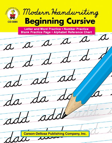 Modern Handwriting: Beginning Cursive, Grades 1 -