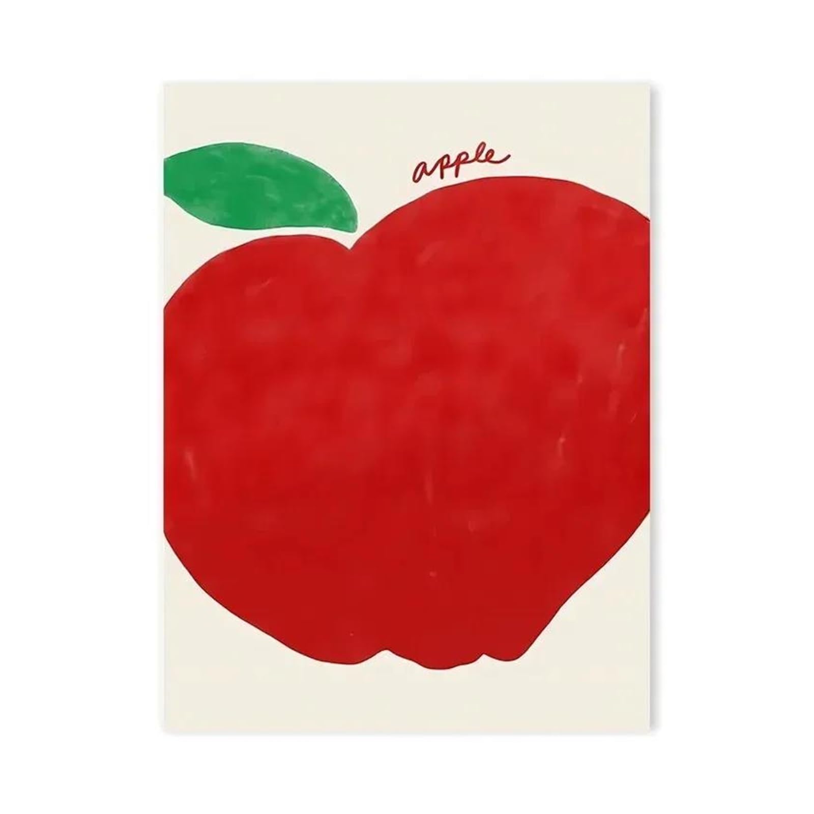 Byambd E Aesthetic Pictures Food Tomato Chilli Strawberry Cartoon Poster Prints Wall Art Vintag Eclectic Italian Canvas Painting Kitchen Bedroom Decor(,50X70cm)