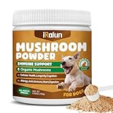 Mushroom Powder for Dogs - Organic Turkey Tail Mushroom for Dog – Mushroom Complex with Shiitake, Reishi - Mushroom for Dogs - Boosts Immunity, Supports Digestion, Enhances Overall Health, 3.53 oz