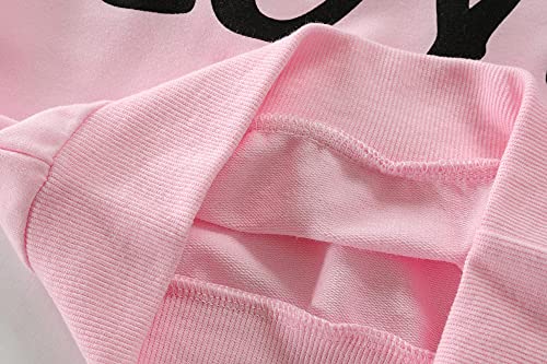 Little Girls Outfits Clothes Set Long Sleeve Love Print Sweatshirts Hoodies Sweatsuits Tracksuits Clothing Sets Size 5 #TOP5
