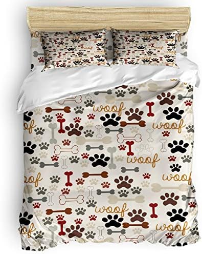 paw print sheet set