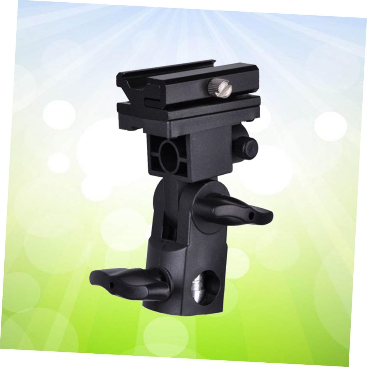 Gadpiparty B Type Flash Bracket for Light Stand DSLR Camera Flash Holder Universal Mount