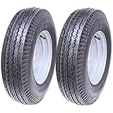 Parnells 5.00-10 Remolque Ruedas 4 Capa High Speed, Road Legal 355kgs 500x10 72N - Conjunto De 2