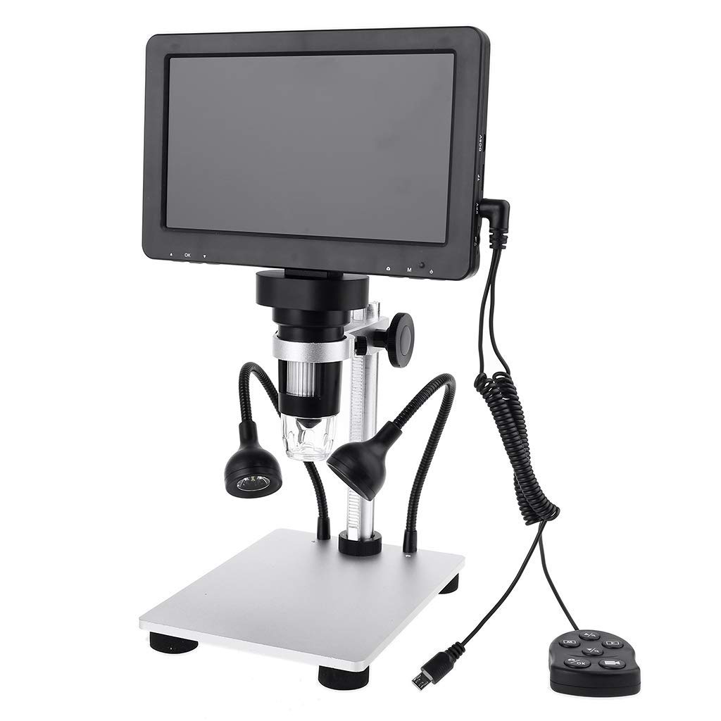 Professional USB Digital Microscope 1200X LED-12MP Electronic Microscope Endoscope Zoom Camera Magnifier for PCB Phone Repair
