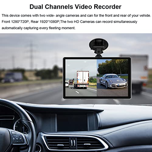 XRC TECH 7 Polegada Android Car DVR Dashboard 4G Dash Cam Câmera de visão traseira FHD 1080P Gravado