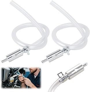 2 Set Brake Bleeder Hose Kit with One-Way Check Valve