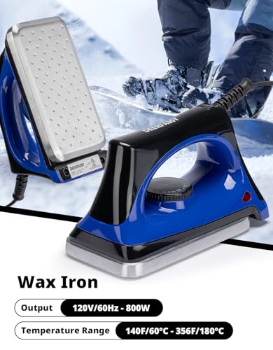 image for DEERFAMY Complete Basic Snowboard Tune Kit with Wax, Ski Snowboard Wax