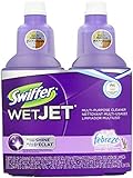 Swiffer Wet Jet Spray Mop Floor Cleaner Multi-Purpose Solution - Lavender Vanilla & Comfort - 42.2 oz - 2 pk