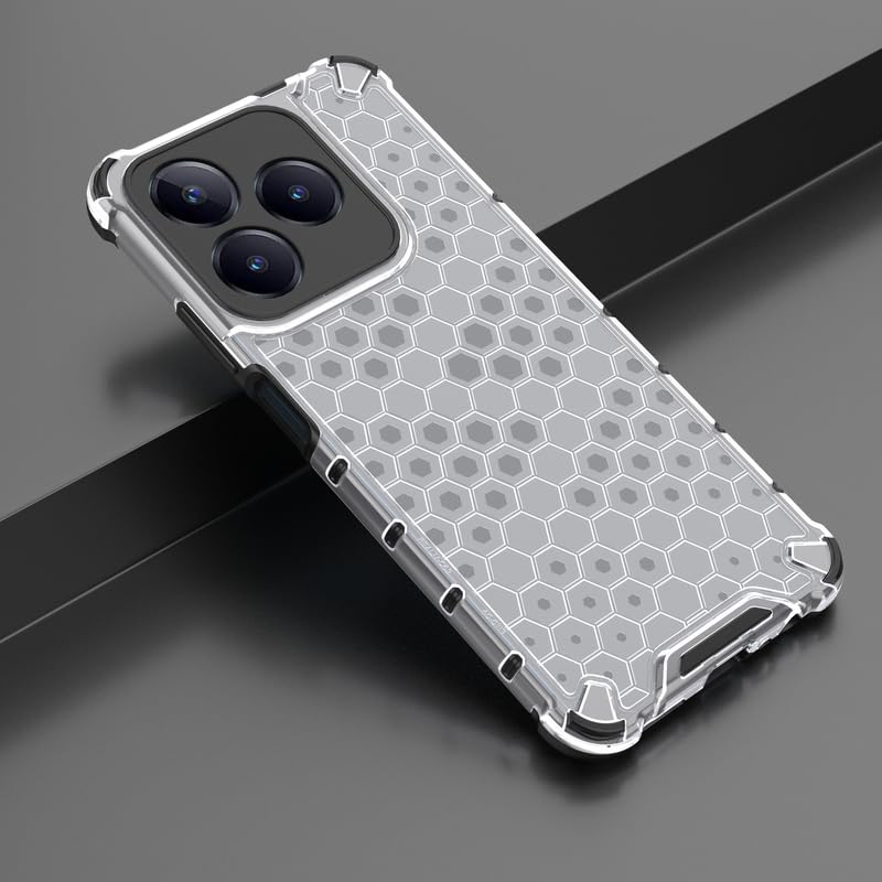 Image of Plastic Bumper Back Case Cover for Realme C63 / Narzo N63 (Transparent)
