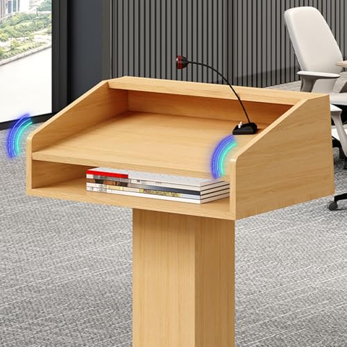 Púlpito versátil y duradero de madera estructural para seminarios 5