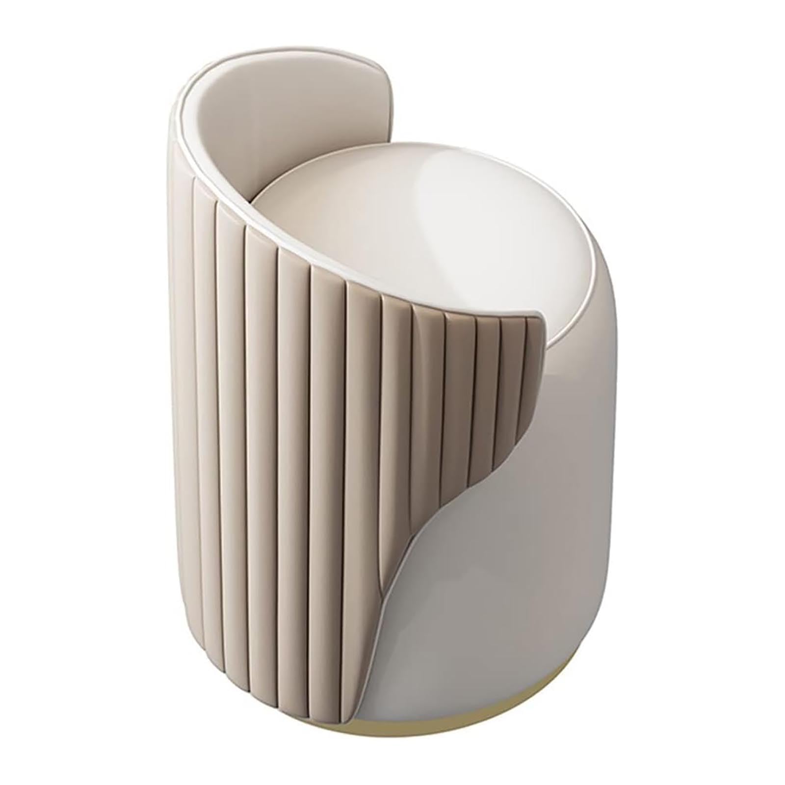 Silla giratoria de 360° ergonómica para evitar dolores de espalda al maquillarse