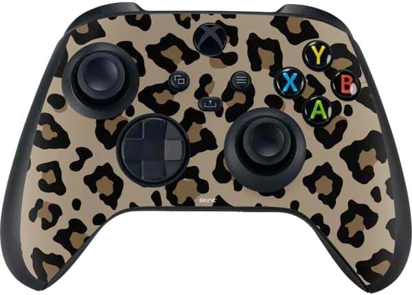 Skinit Decal Gaming Skin Compatible with Xbox Series X Bundle - Leopard Print Design