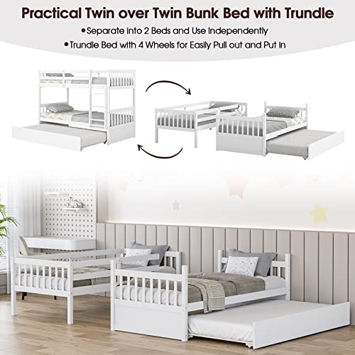 Giantex Twin Bunk with Trundle