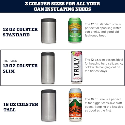 Image of YETI Rambler 12 oz. Colster Slim Can Insulator for the Slim Hard Seltzer Cans, Agave Teal (NO CAN INSERT)