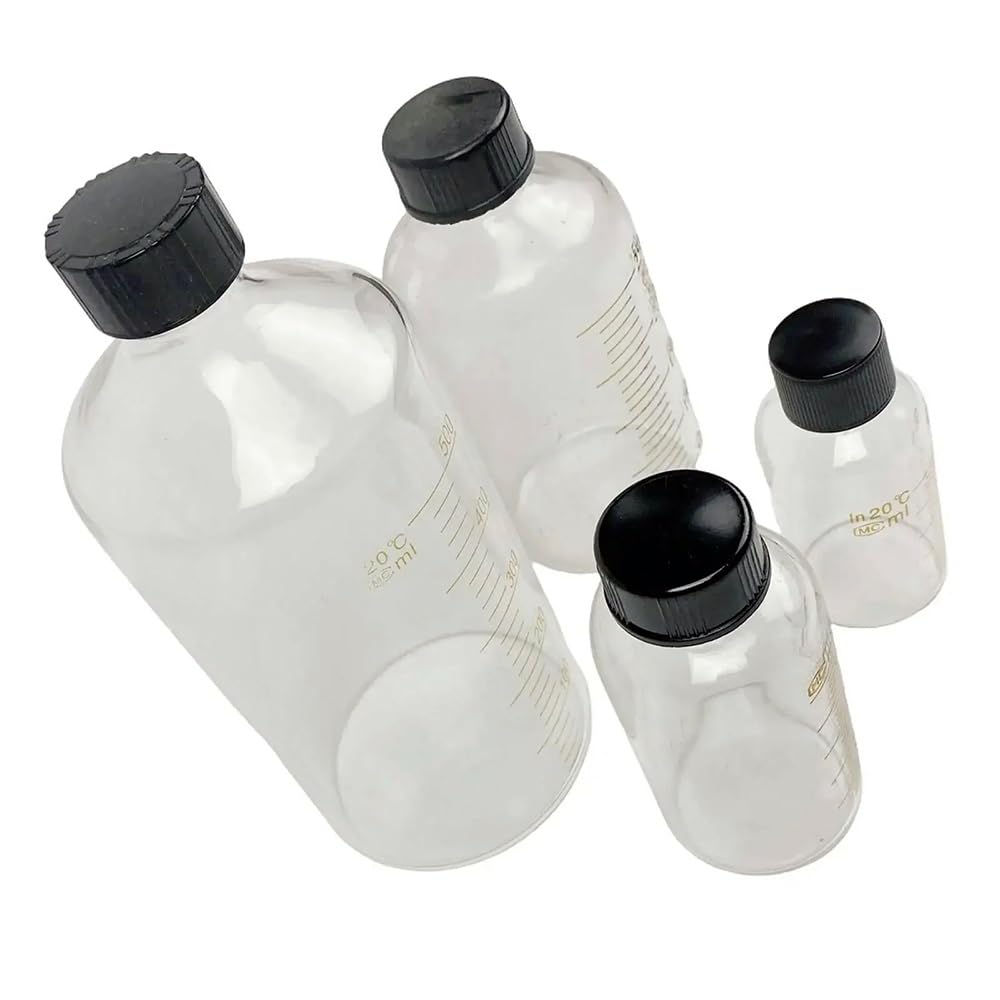 Attrezzature e forniture di laboratorio 5 ml 10 15 25 50 100 150 200 250 500 Flacone in vetro borosilicato for bilancia for campioni di reagenti Laboratorio