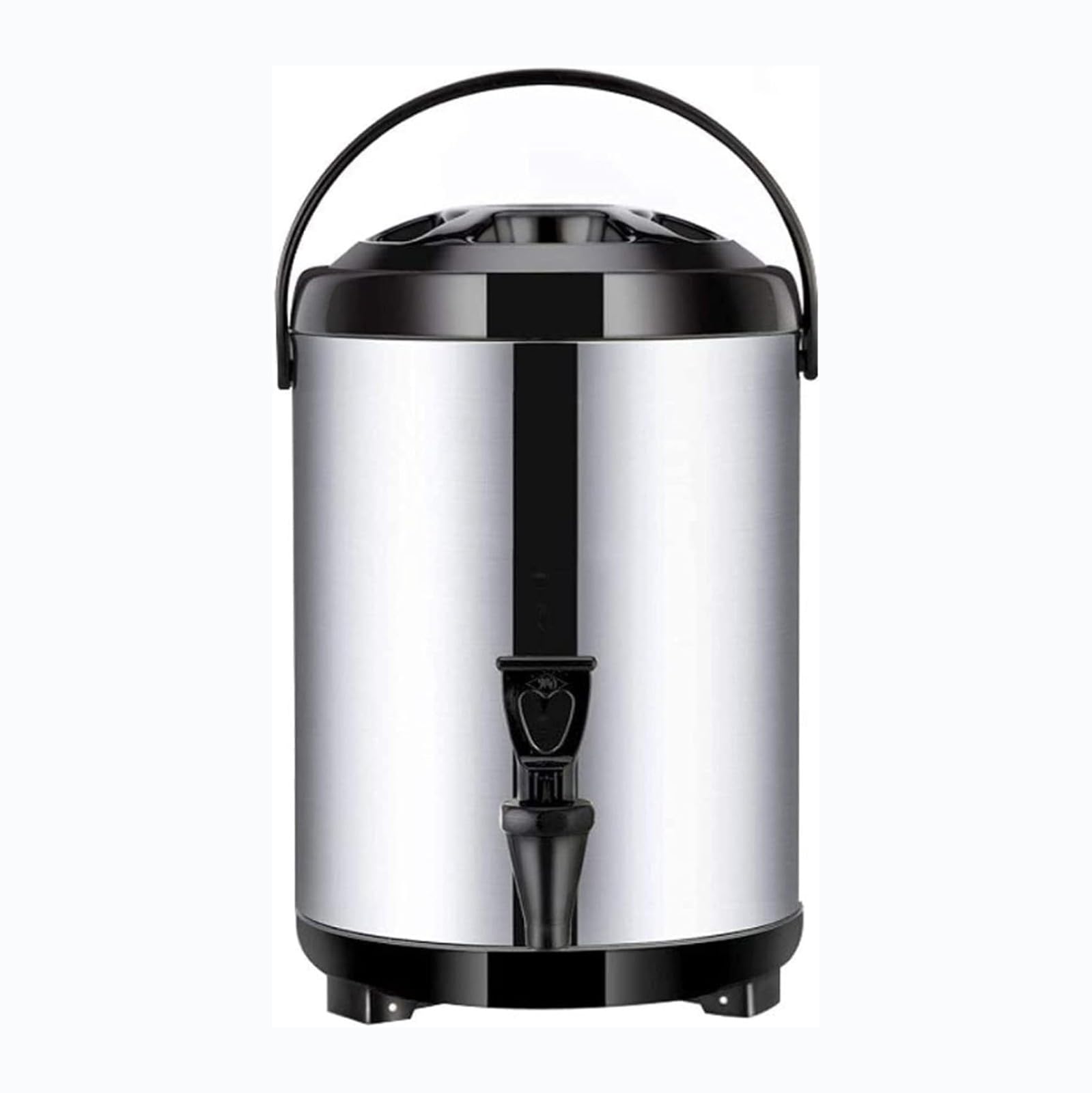 asdchZen Drink Dispenser Beverage Dispenser Stainless Steel Beverage Dispenser With Tap - Insulated Barrel For Hot Drinks, Perfect For Milk Tea, Soybean Milk, Coffee & Tea,A-10L