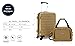 Wrangler Smart Spinner Hardside Luggage, 2 Piece Set, Wood Thrush