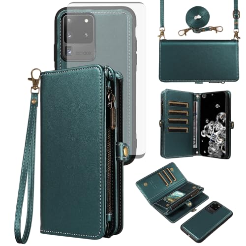 Coque Samsung S20 Ultra CSYBYW008 Vert Foncé Antichoc Protection Arrière
