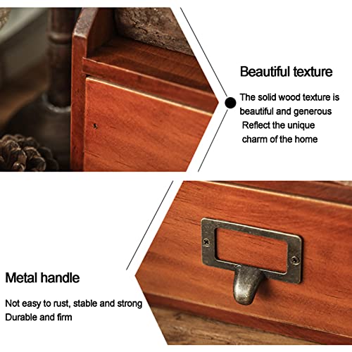 Panier à couture en bois rétro, boîte cadeau idéale pour passionnés - 2