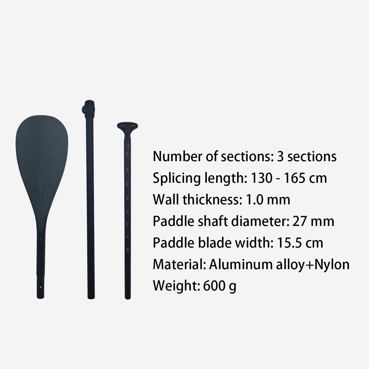 Kajak Paddel Verstellbares Paddel aus Aluminiumlegierung