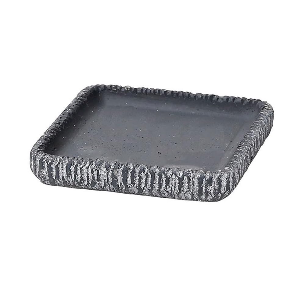 Kx9Lb8d plant saucer Plant Drainage Tray Cement Saucer 4.7 Inch, Flower Pot Saucers Base for Indoors flower pot saucer