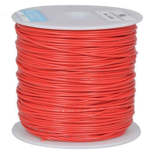 Image of Jameco ValuePro Hook-Up Wire Solid 20 AWG 500 Foot Spool Tinned Copper Wire Red