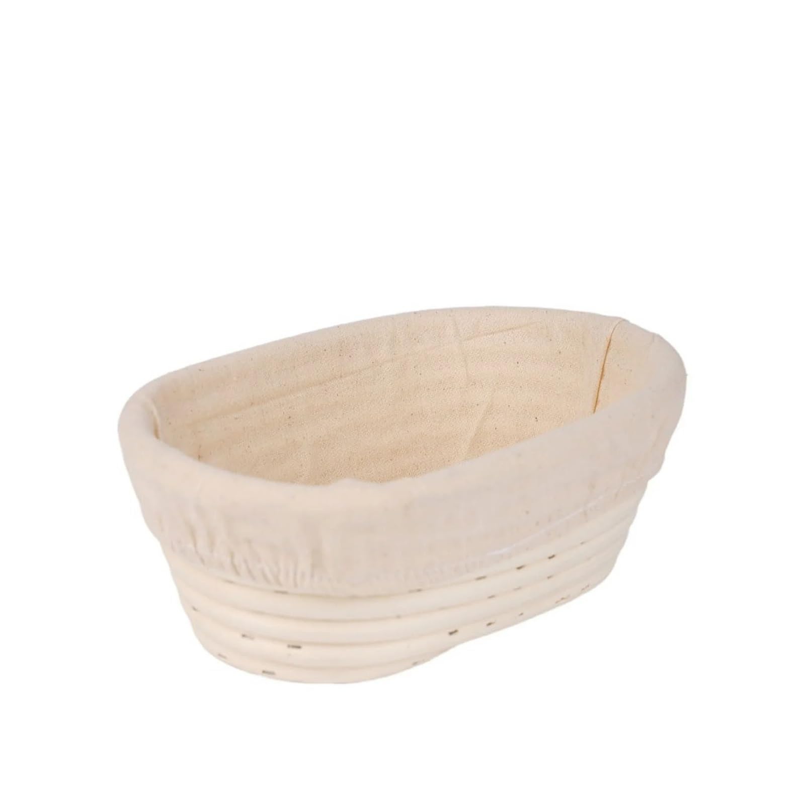 Zestaw narzędzi kuchennych do pieczenia chleba, owalna/okrągła, ręcznie robiona miska z wikliny rattanowej(Oval30x14)