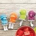 Zoku Safari Pop Molds, 4 Different Easy-release Silicone Popsicle Molds in One Tray, Fun Jungle-inspired Designs, BPA-free