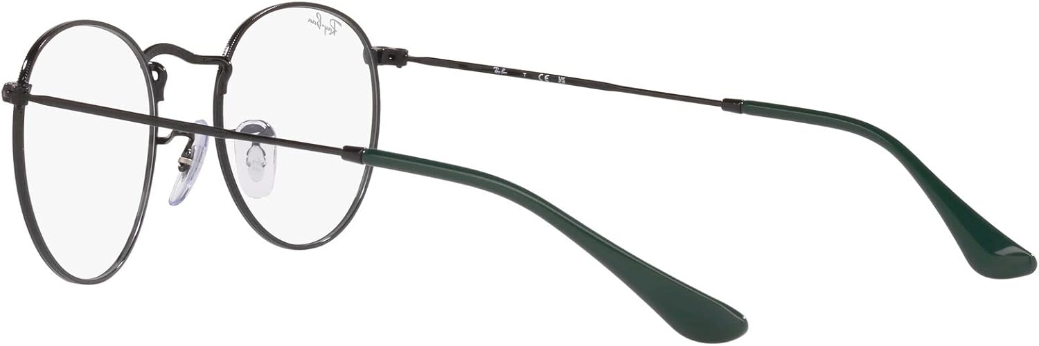 Ray-Ban Rx3447v Round Metal Prescription Eyewear Frames Black/Demo Lens 50 Millimeters image 5 of 7 B0BG9FXRXR