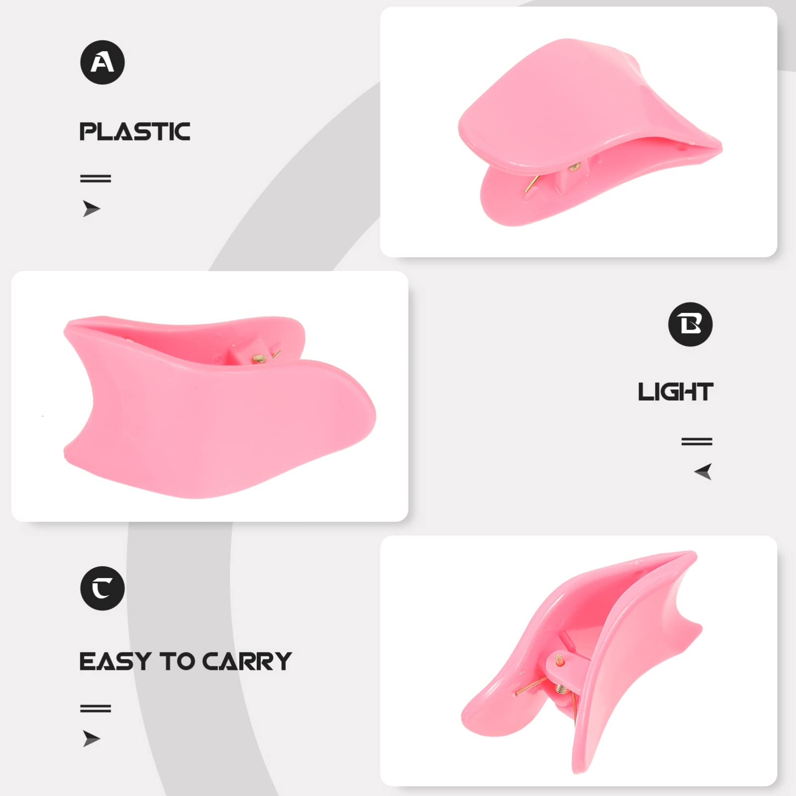 MAGICLULU 5 Set Di Applicatori Per Ciglia Finte Morsetto Resistente Allusura Per Applicazione E Regolazione Delle Ciglia 5 Pezzi*5