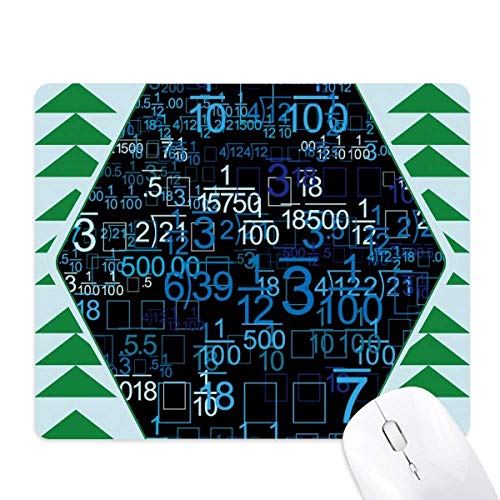 Tapis de souris virgule numérique antidérapant contre fatigue tapis caoutchouc
