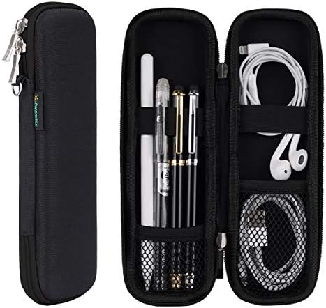 iDream365 Apple Pencil Case Holder,Slim EVA Carrying Case/Bag/Pouch/Holder for Apple Pencils,Executive Fountain Pen,Ballpoint Pen,Stylus Touch Pen-Black