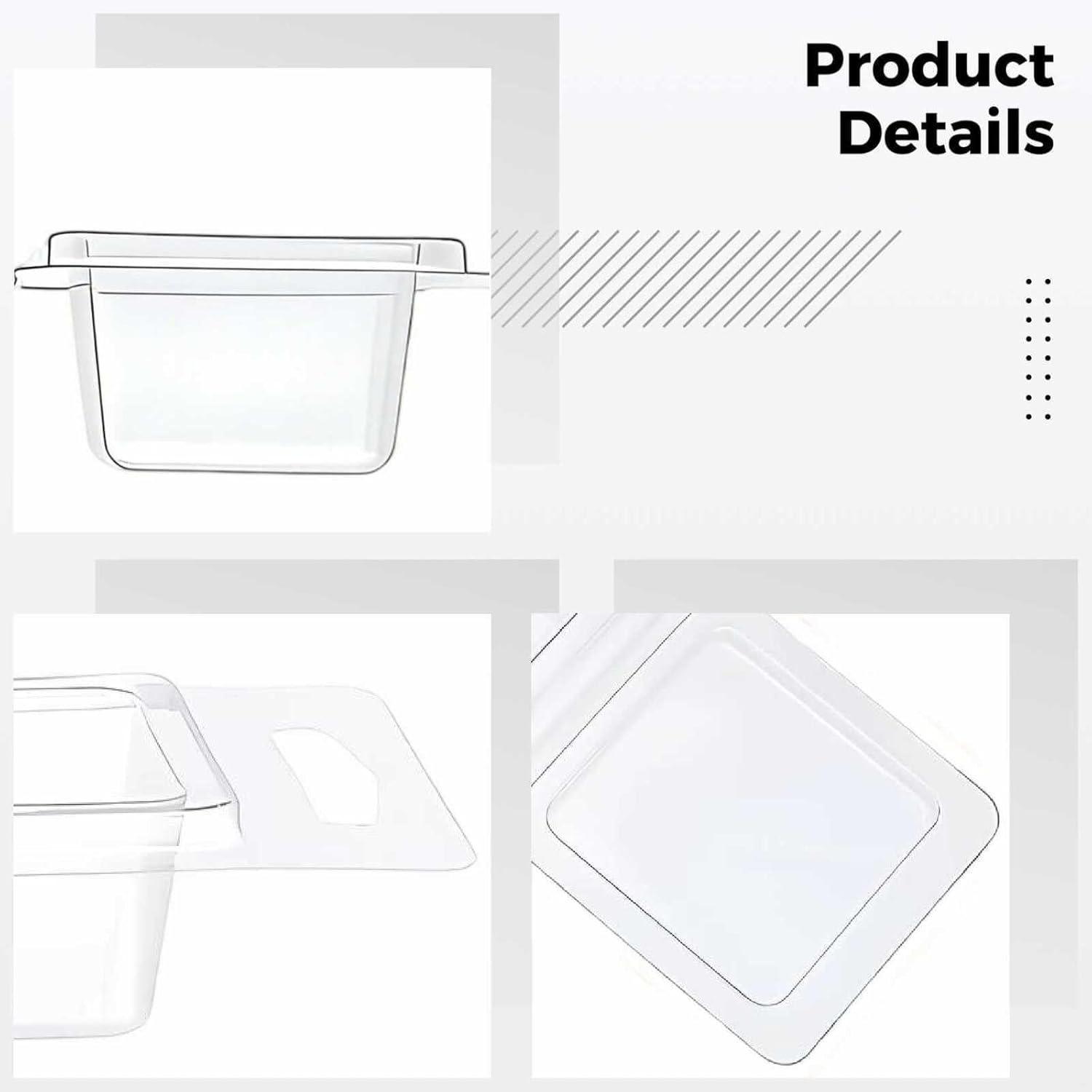 100 Pcs 1 Oz Square Wax Melt Molds, Pet Clamshells, Transparent Wax Melt Containers, Single Cube 2.5 X 2.3 In