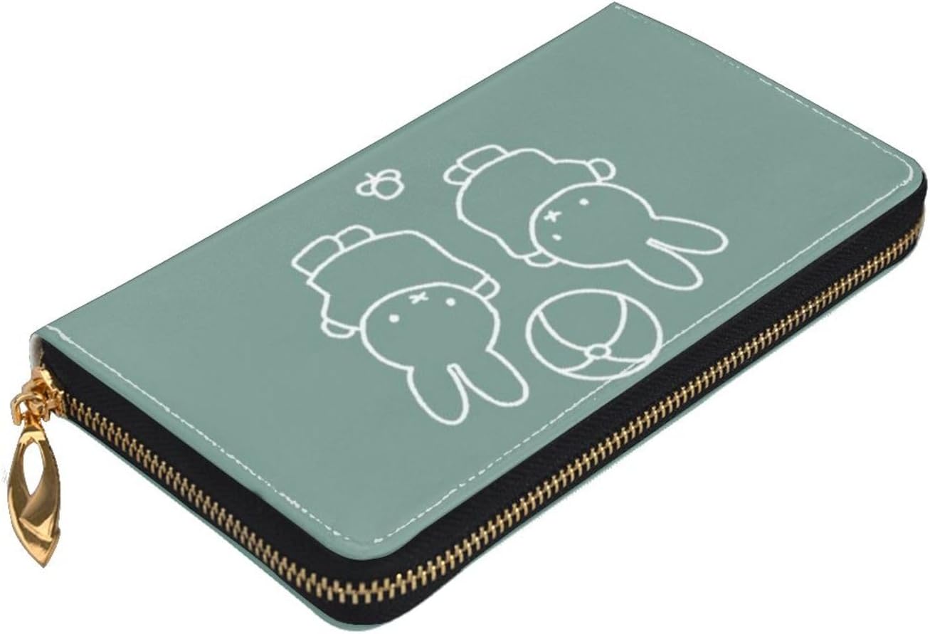 [Pawlowawa] ミッフィー 長財布 財布 小銭入れ ウォレット カード収納 ファスナー スキミング防止 セパレート式 スタイ
