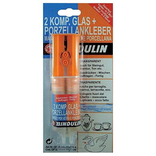 Bindulin GP28 Zwei-Komponenten Glas-/Porzellankleber 28g