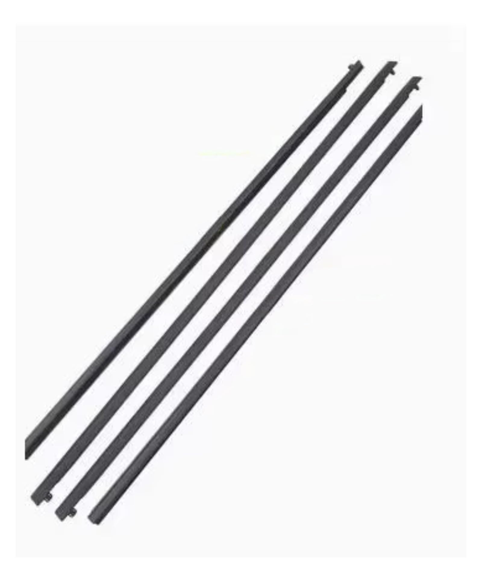 for Subaru for XV 2011-2017 61280-FJ011 113cm 101cm for Levorg for WRX Weatherstrip 4 X Black Outside Glass Rubber Car Door Seal Protector