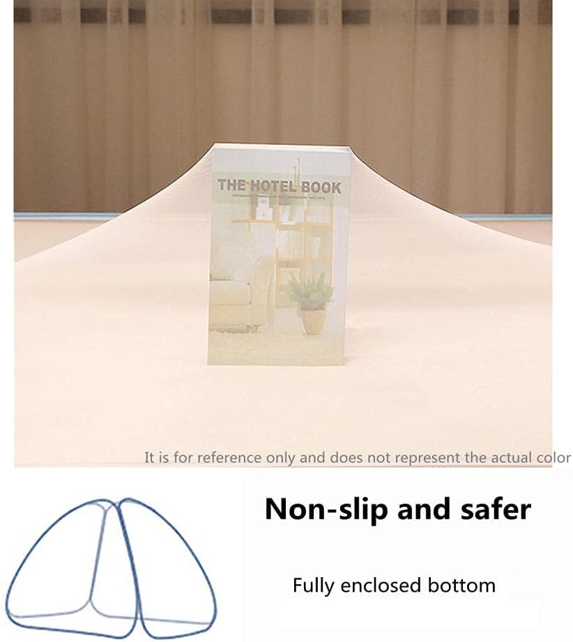 Moustiquaires pliables portables pour lit double et nuits d'été