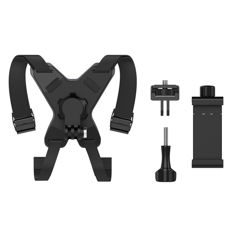 SOH Sangle de menton pour casque de moto avec clip de téléphone pour iPhone 15 Pro Max/14/13Pro/Max/Mini/Samsung, Google, LG, Pixel, Huawei, Xiaomi, tous les smartphones