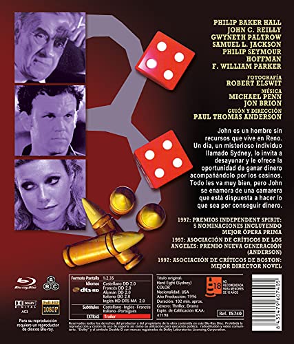 Hard Eight (1996) ( Sydney ) ( Last Exit Reno 8 ) [ Blu-Ray, Reg.A/B/C Import - Spain ] image 5