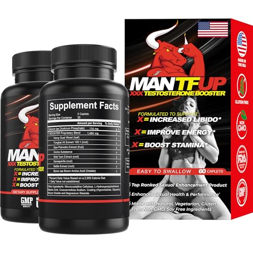 Mantfup MTF001 Vitality Enhancer For Men | Testosterone Booster & Natural Enhancement To Boost Male Health thumb #2