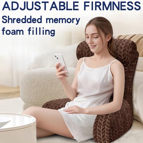 Tinuniyaa Back Pillow for Bed Sitting Up, Reading Pillow, Extra Large Arm Pillows for Adults for Back Support,Bed Pillow for Sitting up for Watching TV/Gaming/Relaxing