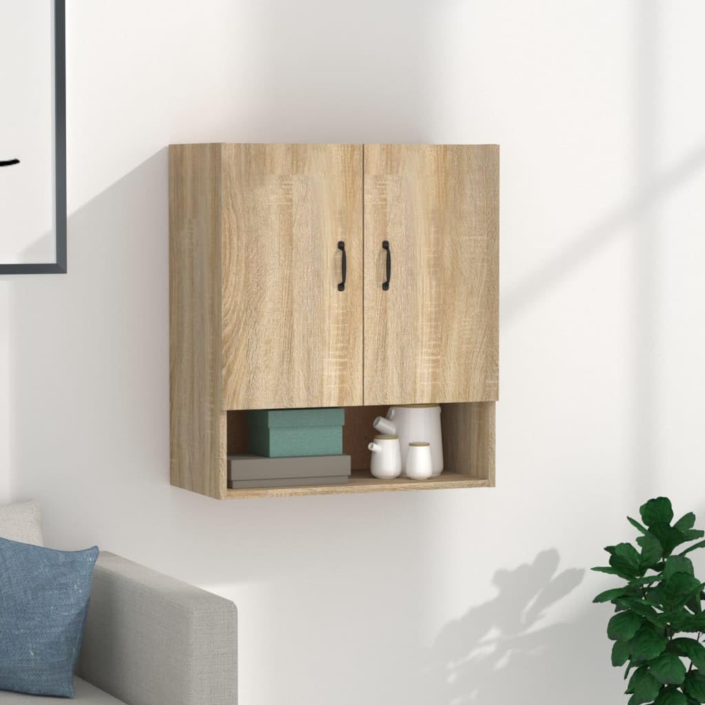 vidaXL Szafka wisząca, dąb sonoma, 60x31x70cm, materiał drewnopochodny, szafka podwieszana, szafka ścienna, górna szafka, szafki podwieszane