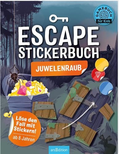 Escape-Stickerbuch – Juwelenraub: Löse den Fall mit Stickern! | Ein...