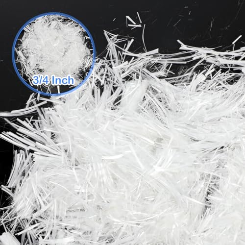 image for Giantree 6.6LB Fiberglass for Concrete, 3/4 Inch Fiberglass Cement Fib