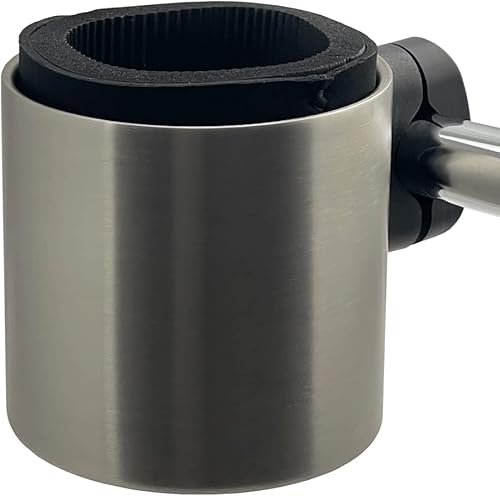 Miniatura 6 de Kroozie Stealth Bike - Portavasos para bicicleta, color negro brillante, el mejor accesorio para manillar para tu viaje, se adapta a todas las