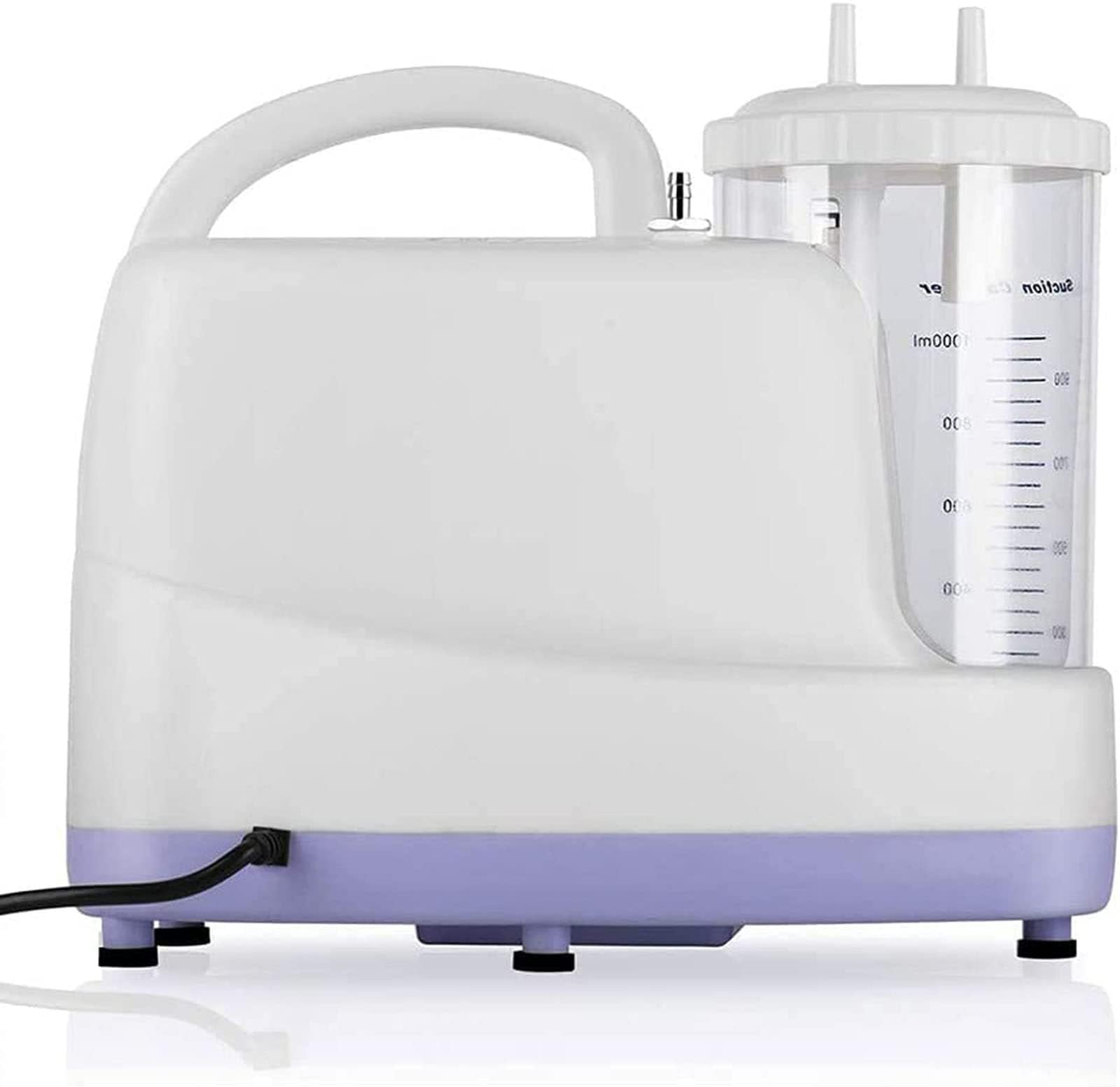 Unità di aspirazione medica portatile, aspiratore elettrico per catarro e muco, dispositivo di aspirazione dell'espettorato da tavolo per uso domestico