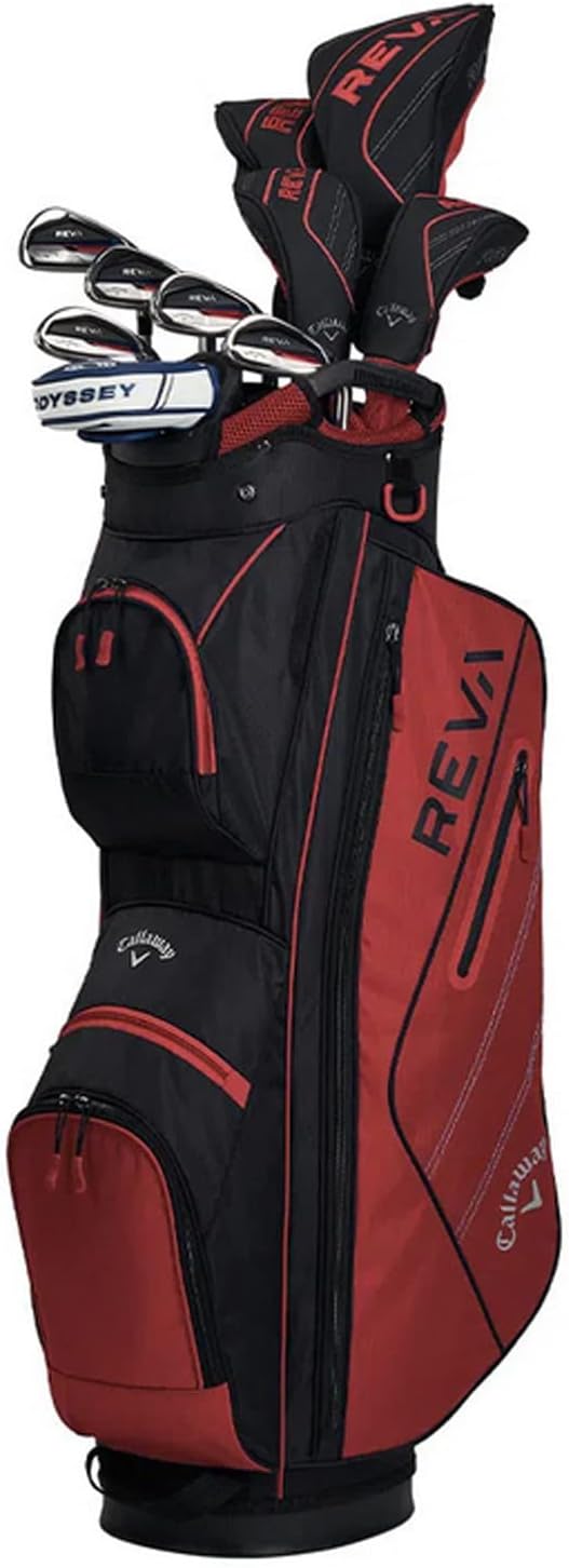 New Callaway Women's Reva Red 11-Piece Complete Golf Set : Sports & Outdoors