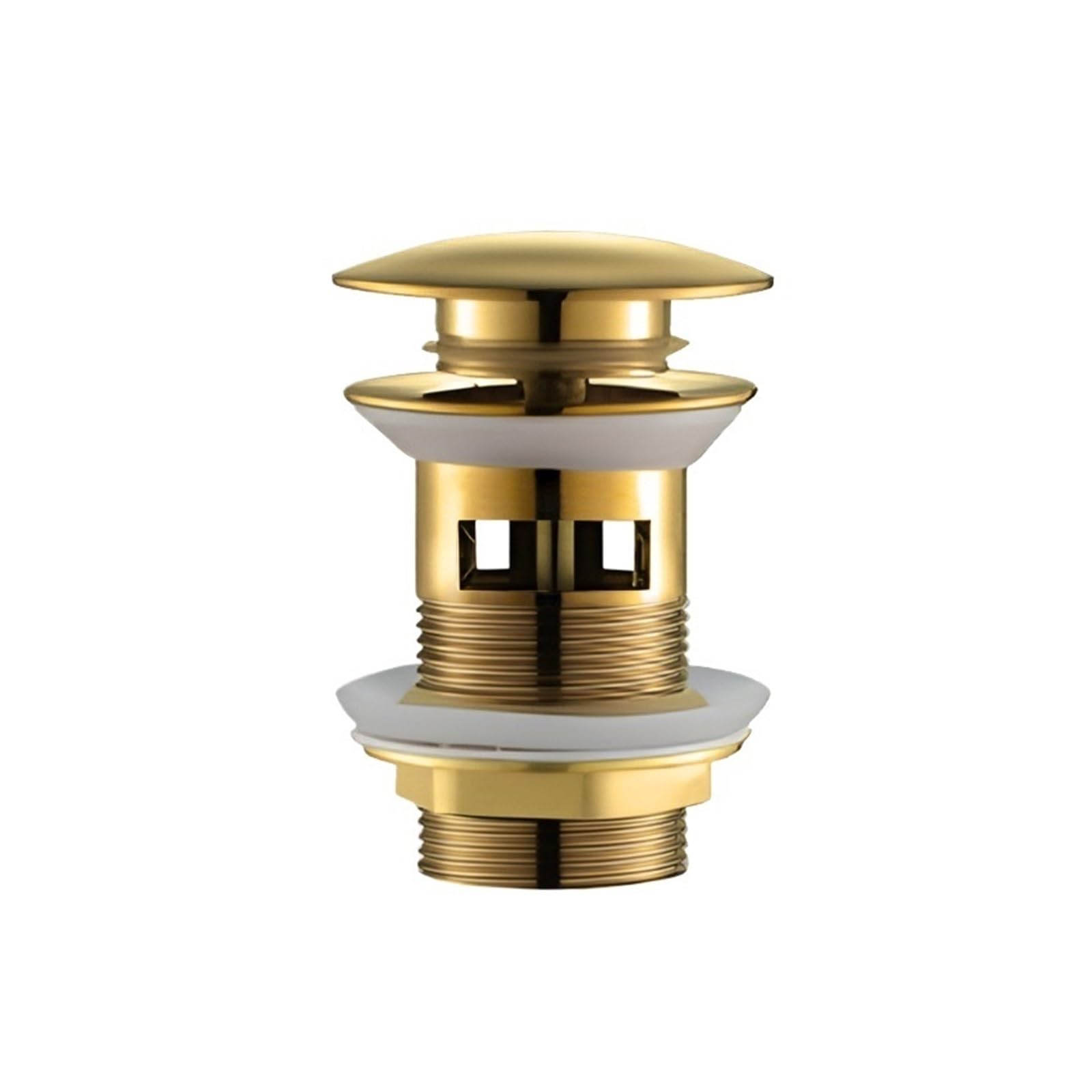 korek spustowy zlewu, Odpływ umywalkowy do łazienki wielokolorowy z przelewem lub bez(Gold With Hole)