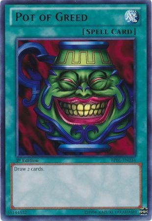 YU-GI-OH! - Pot of Greed (BP01-EN034) - Battle Pack: Epic Dawn - 1st Edition - Rare